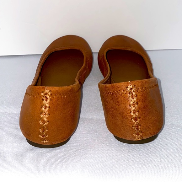 Luck Brand Emmie Ballet Flat In Cognac Leather - Picture 4 of 11